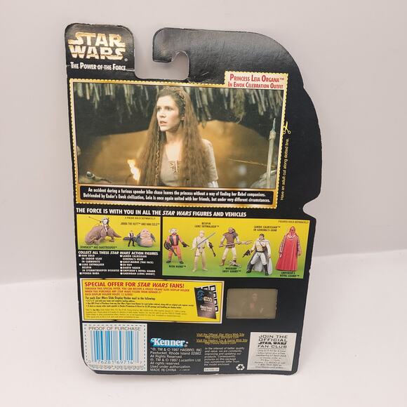 Star Wars The Power of the Force EV9D9 Saelt Maree Leia New in Packaging - Picture 4 of 8